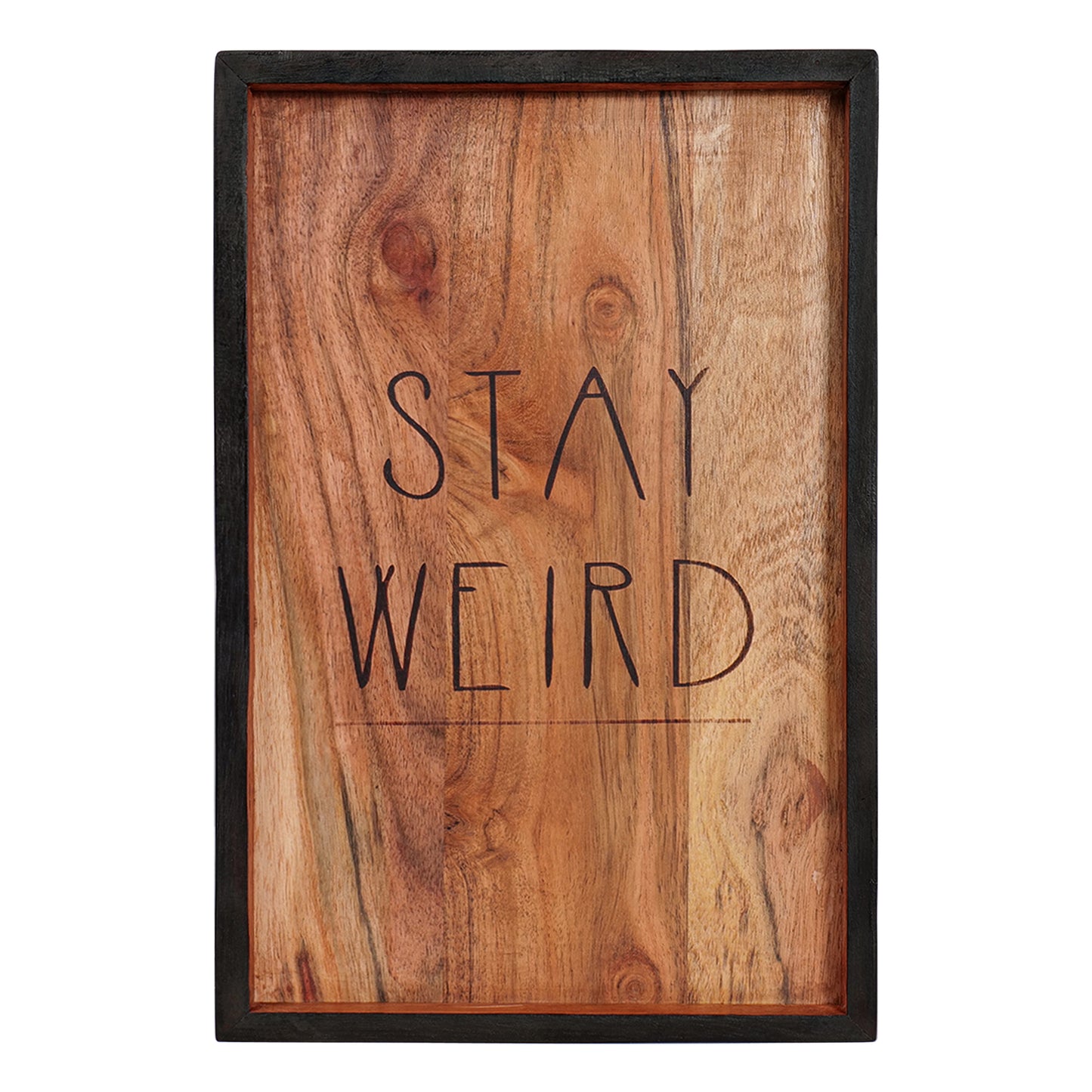 Wooden Wall decor , Quirky Wood Sign wall decor quotes - Stay Weird