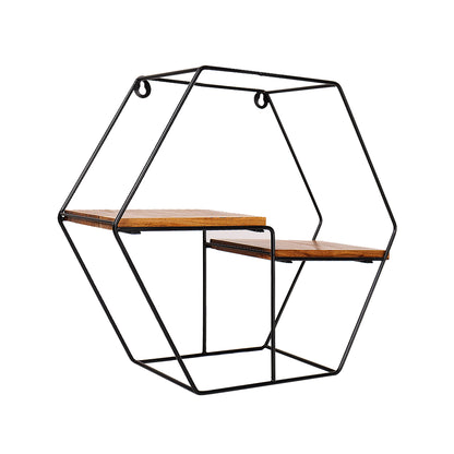 Wall Shelf for living/bedroom/bathroom - Hexagon