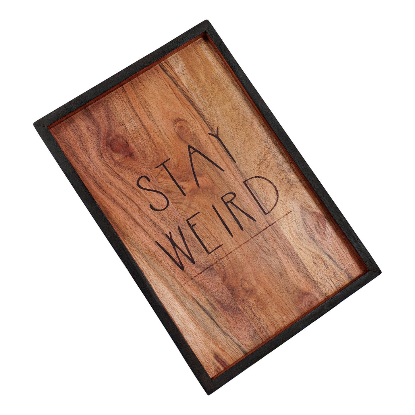 Wooden Wall decor , Quirky Wood Sign wall decor quotes - Stay Weird