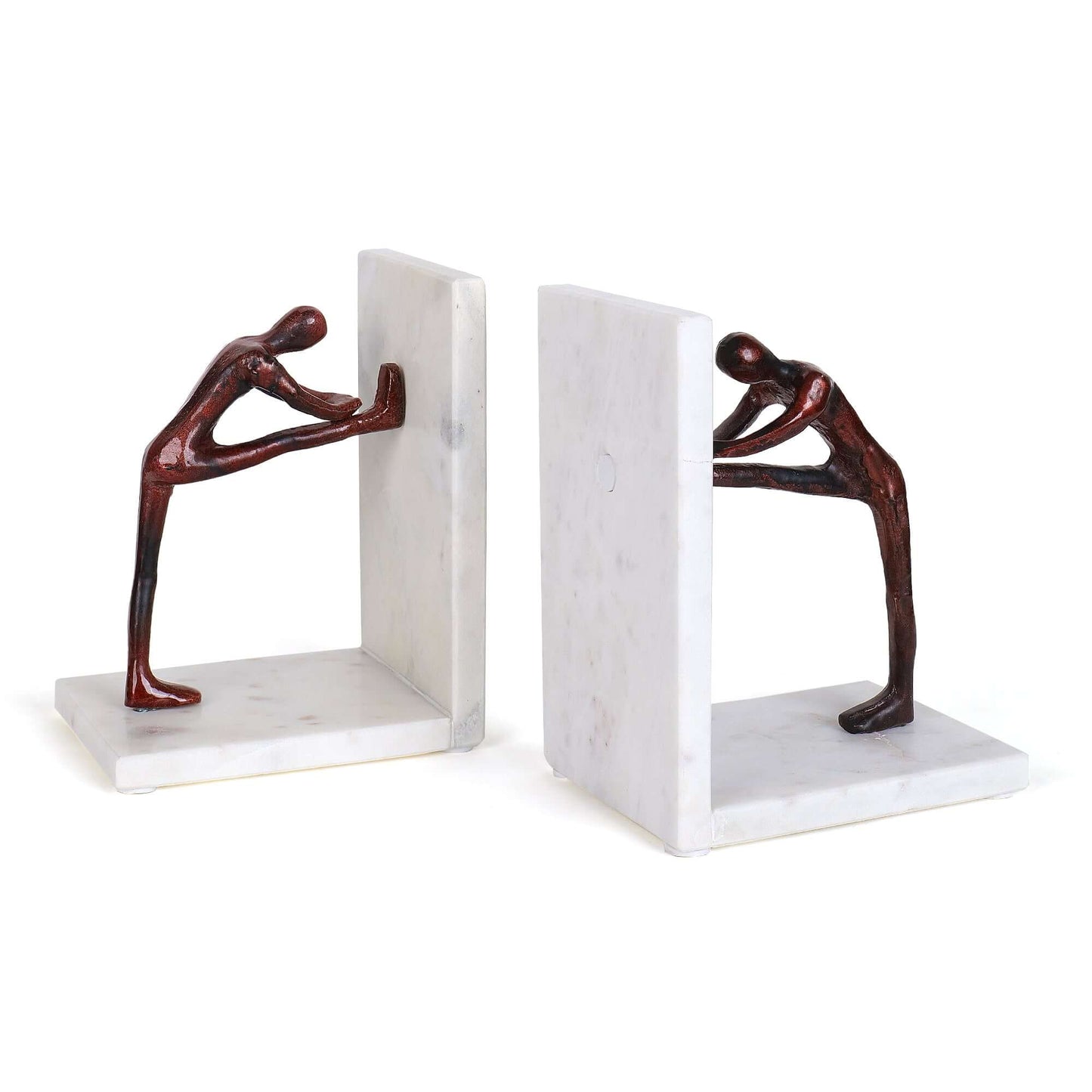 Unique Human bookend Showpiece | Decorative Book Holder Stand For Office & Home -MB