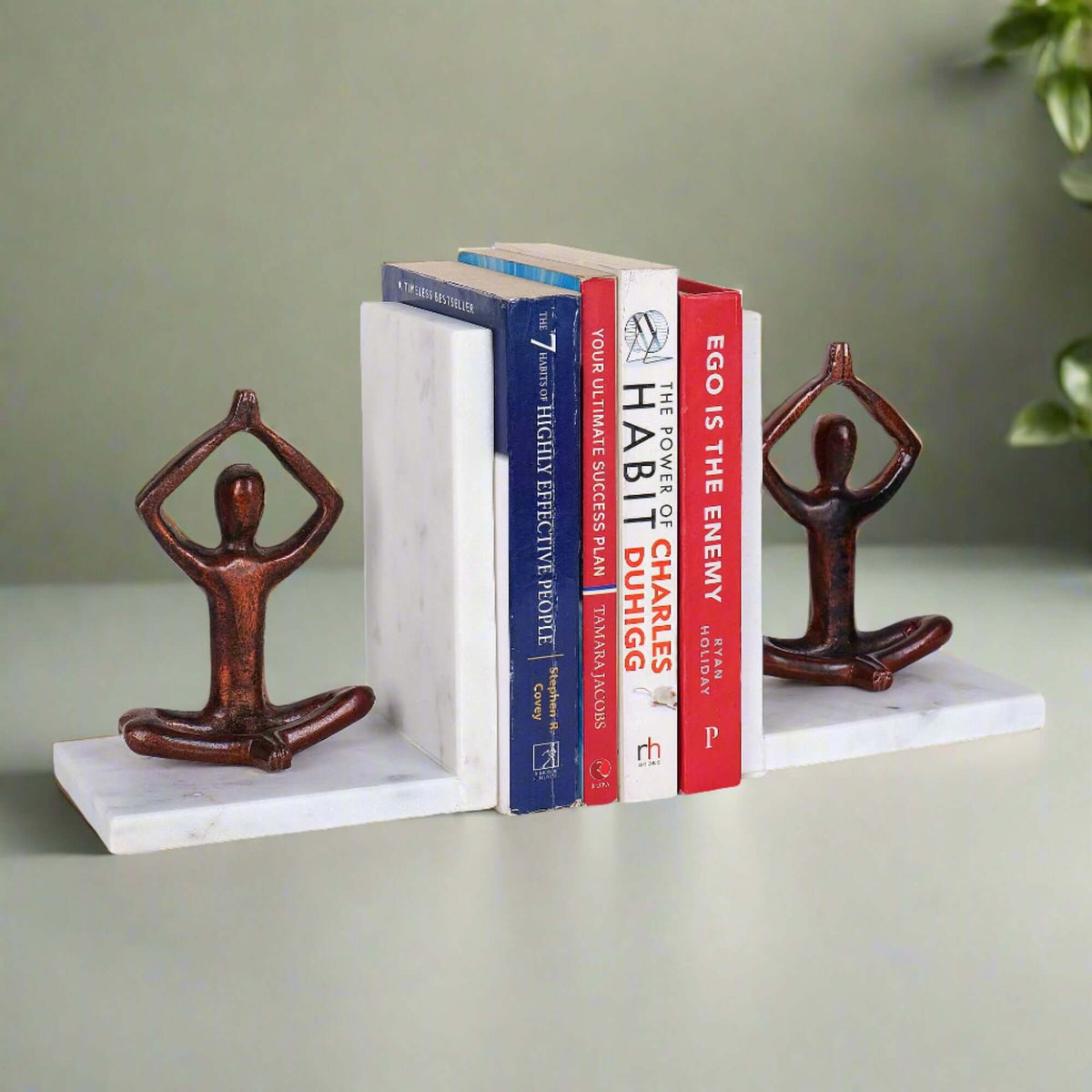 Unique Human bookend Showpiece | Decorative Book Holder Stand For Office & Home -MB S