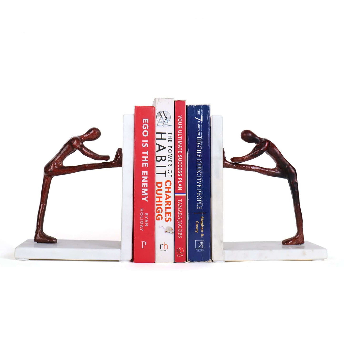 Unique Human bookend Showpiece | Decorative Book Holder Stand For Office & Home -MB