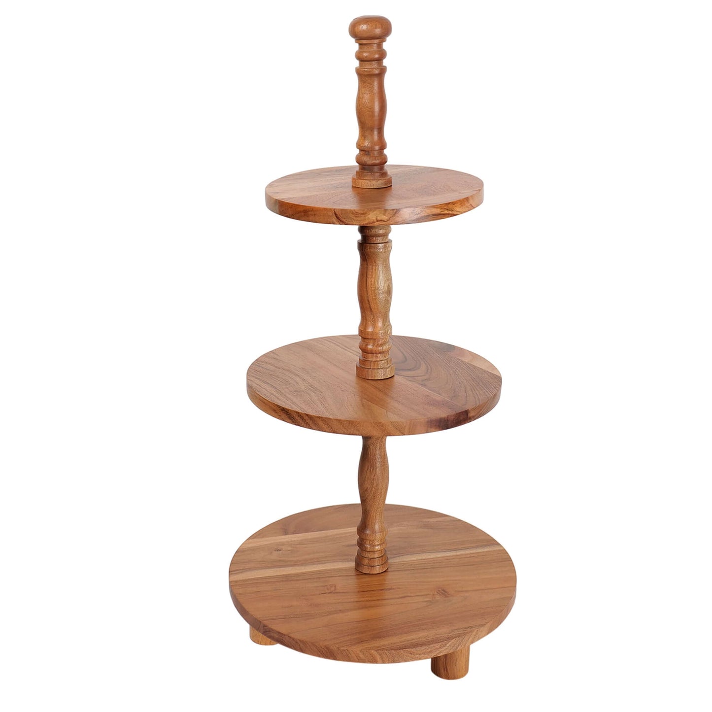 3 Tier Wooden Dessert Stand