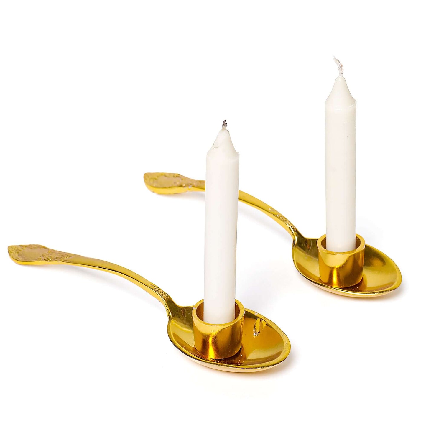 Spoon Design Candle Holder S/2