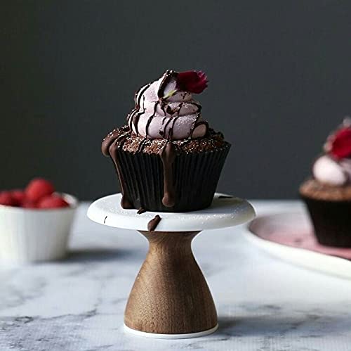 Marble mini cupcake stand - 4 inch