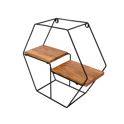 Wall Shelf for living/bedroom/bathroom - Hexagon