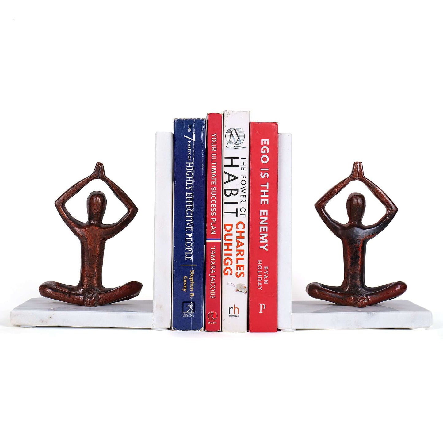 Unique Human bookend Showpiece | Decorative Book Holder Stand For Office & Home -MB S