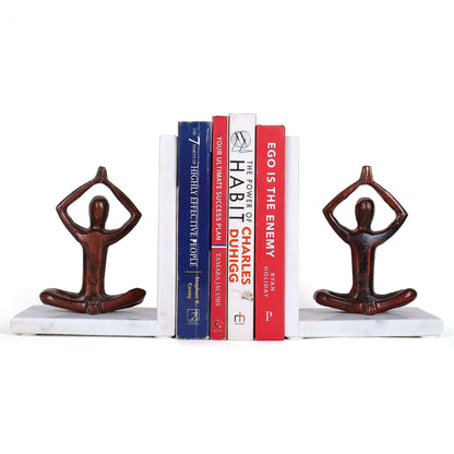 Unique Human bookend Showpiece | Decorative Book Holder Stand For Office & Home -MB S