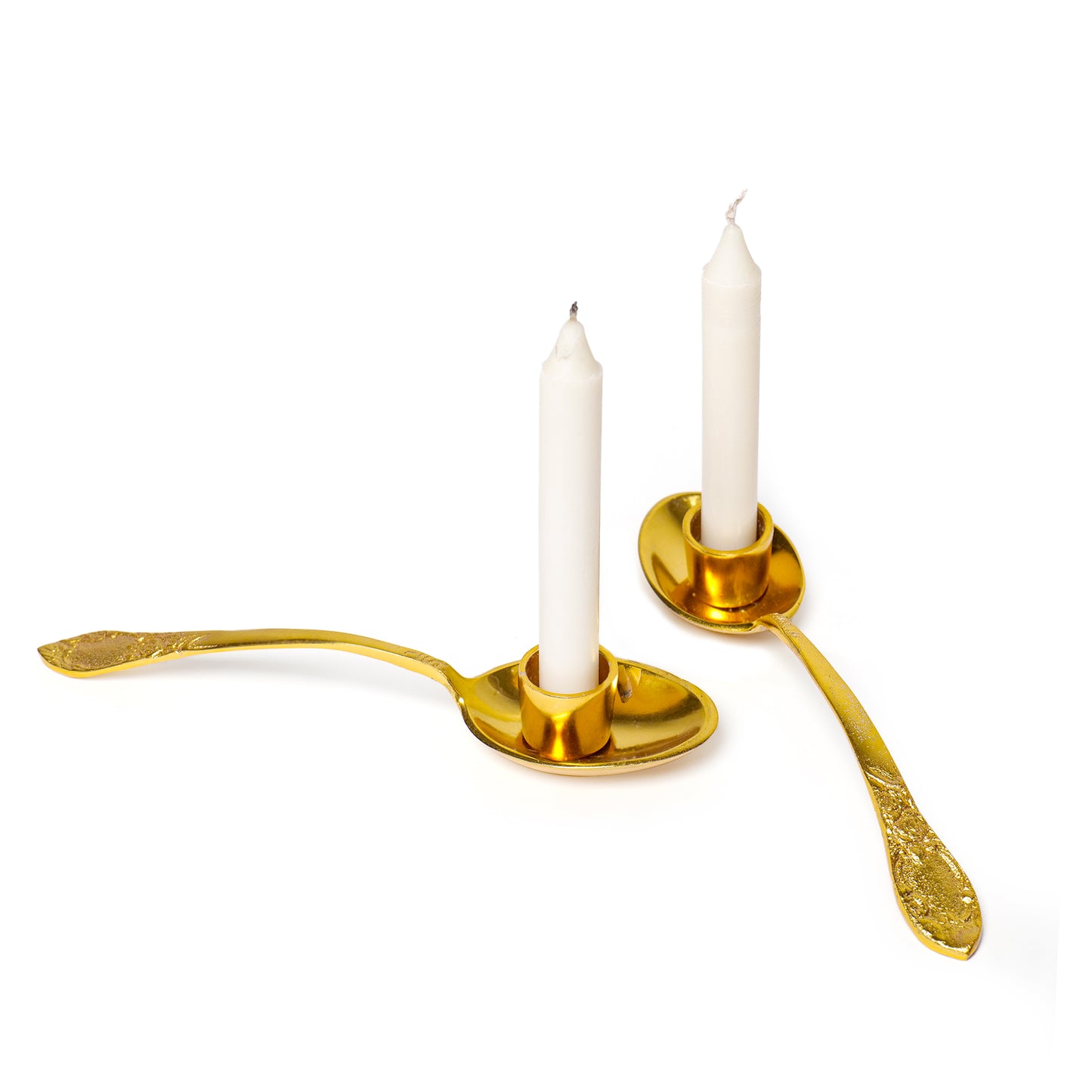 Spoon Design Candle Holder S/2