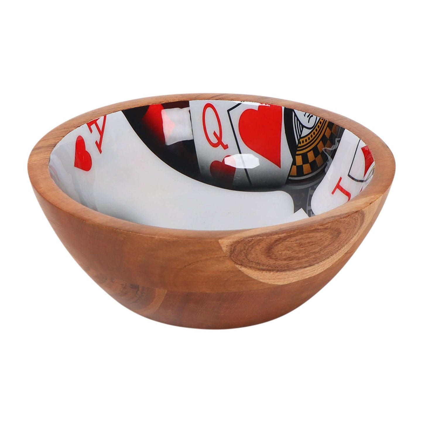 Boot Bowl, Poker bowl, Wooden Bowl with enamel - HRT