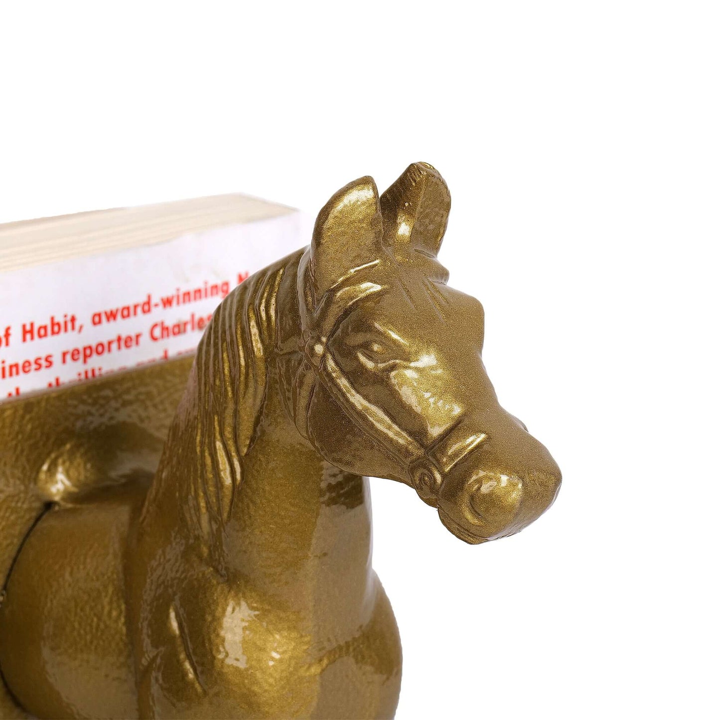 Stallion Golden Bookends