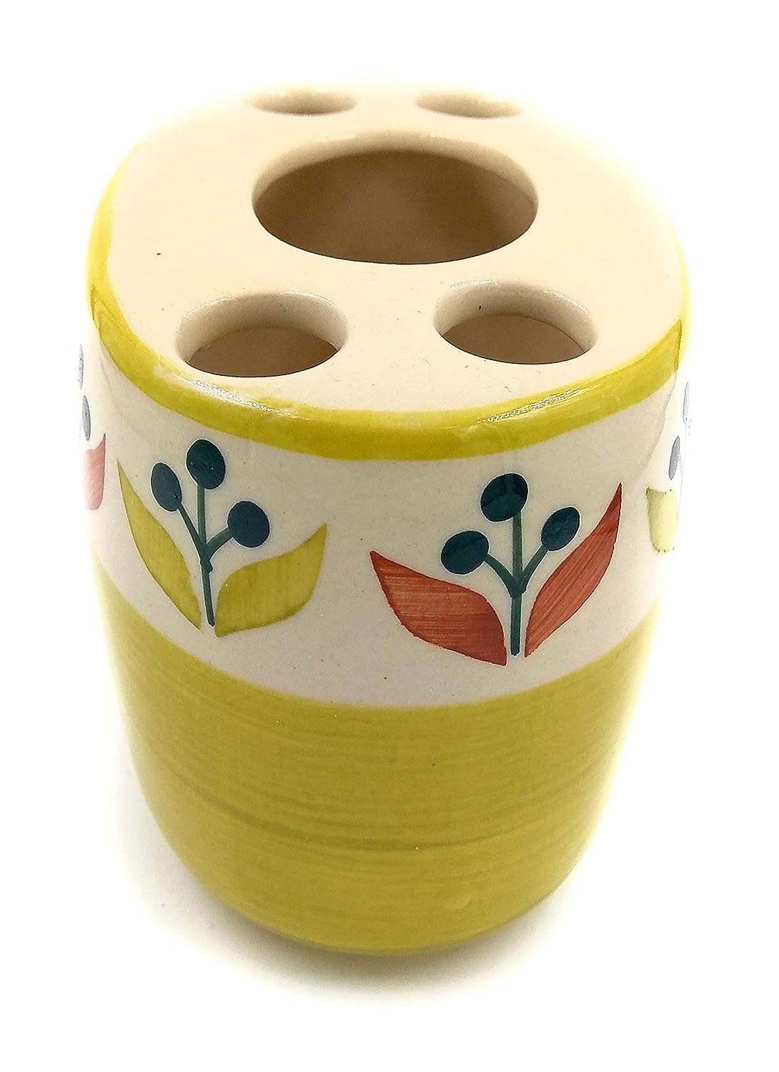 Ceramic Unique Handmade Decorative Toothbrush Holder -YL