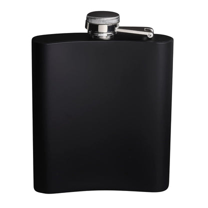 Stainless Steel Hip Flask for your Bar - Matte black