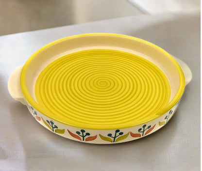 Ceramic Round Serving Plate - 8 inches FL