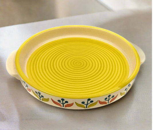 Ceramic Round Serving Plate - 8 inches FL