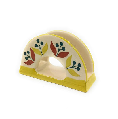 Ceramic Tissue Holder - Floral