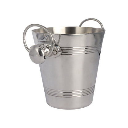 Handmade Aluminium Ice Bucket 1 LTR - Silver