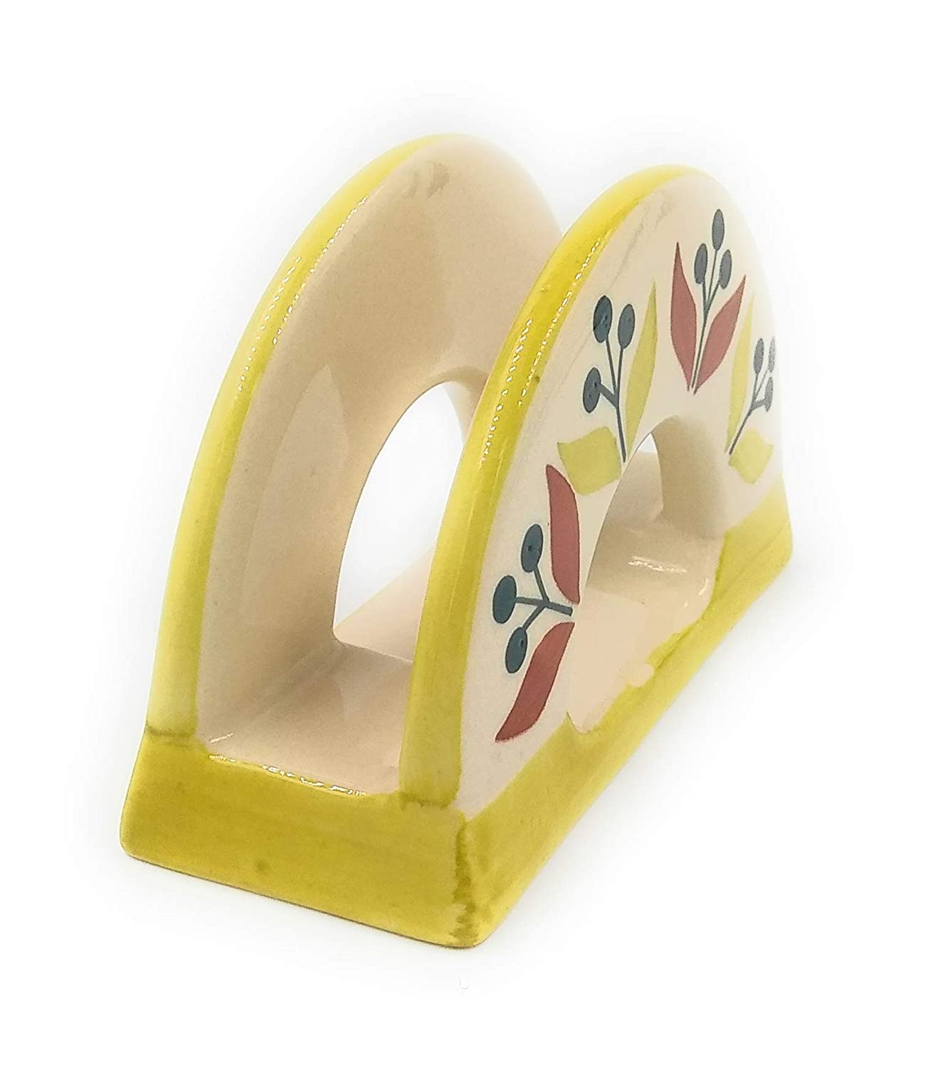 Ceramic Tissue Holder - Floral