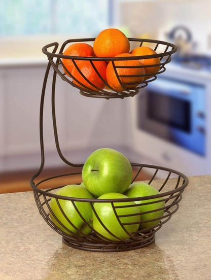 Fruit Basket Stand for Storing & Organizing Vegetables, Eggs, and More -STR