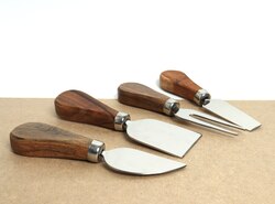 Cheese Cutting Board & Knife Gift Set