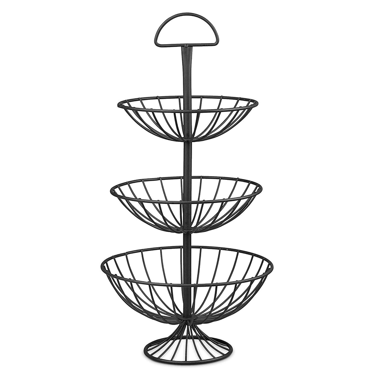 Three Tier Fruit Basket Stand for Storing & Organizing - 3T