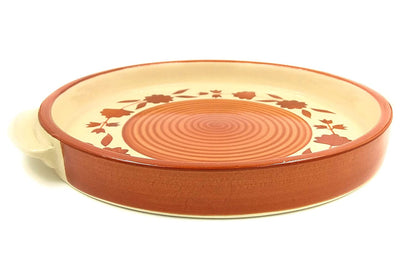 Ceramic Round Plate 8 Inches , Microwave Safe Round Plate - BR