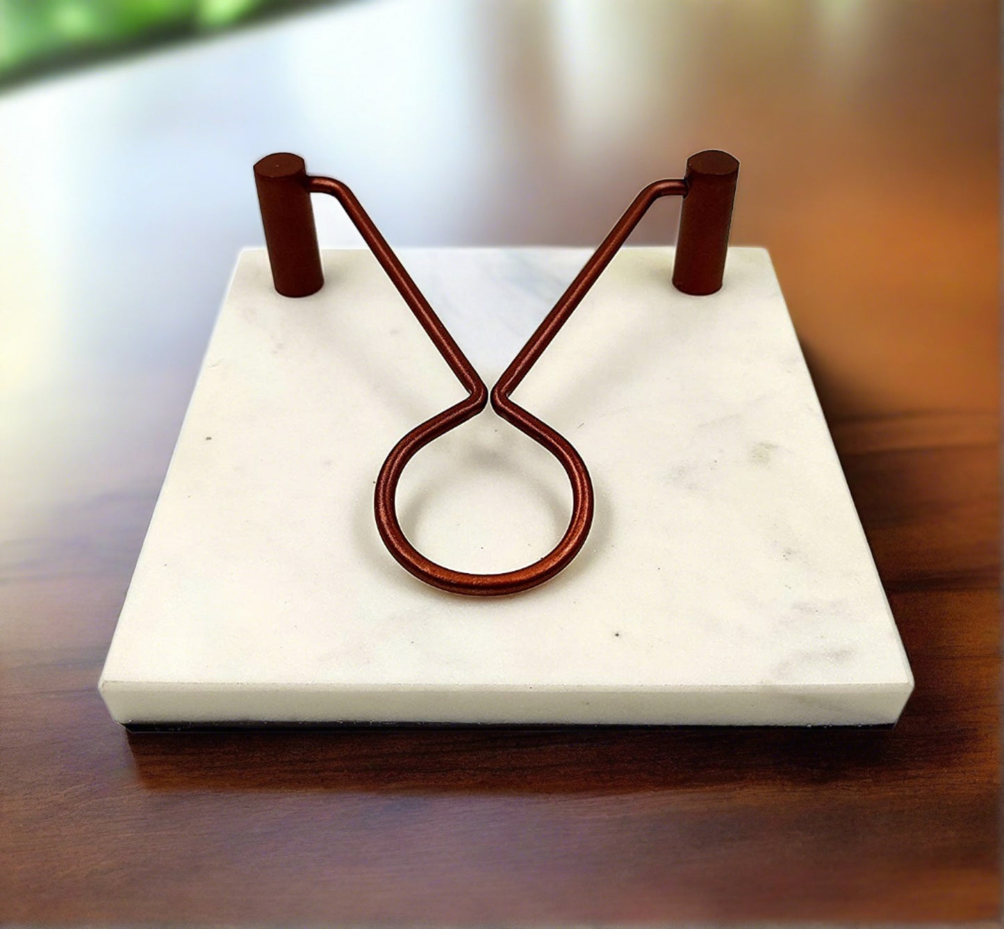 Marble Napkin Holder - Copper Antique