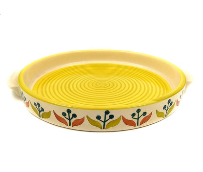 Ceramic Round Serving Plate - 8 inches FL