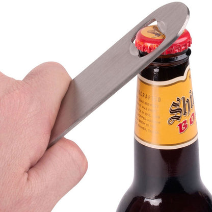 Stainless Steel Flat Bottle Opener Set of 2 Pieces