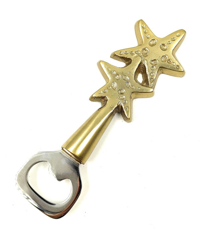 Aluminum Starfish Bottler Opener - Golden