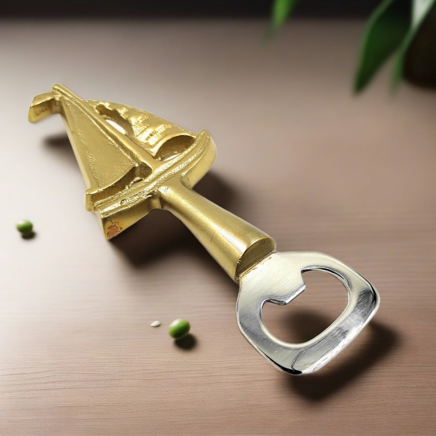 Aluminum Boat Bottle Opener - Golden