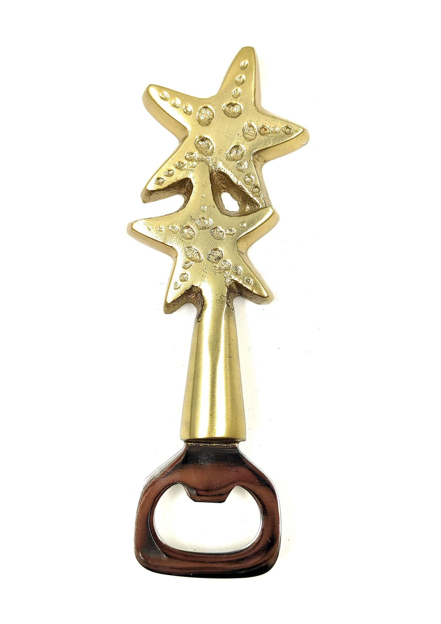 Aluminum Starfish Bottler Opener - Golden